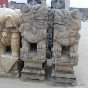 仿古石雕-石獅子