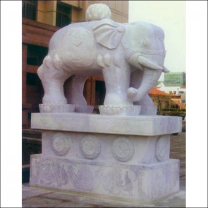 石雕大象-1001