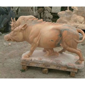 石雕動物-1002-野豬