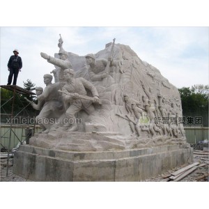 張家口察哈爾革命紀念館雕塑工程-新蕾雕塑