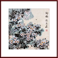靜然國畫-山花野趣-JR-HZHC-S-10001