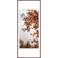 靜然國畫-紅葉-JR-HZHY-S-10001