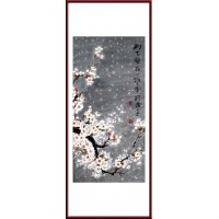 靜然國畫-梨花-JR-HZLH-S-10001