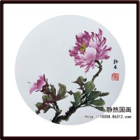 靜然國(guó)畫(huà)-牡丹卡片-JR-KPMD-Y-10031