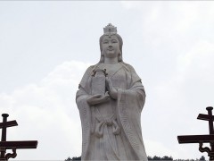 漢白玉石雕-華夏圣母雕塑